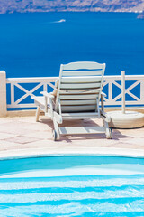 View on Oia in Santorini