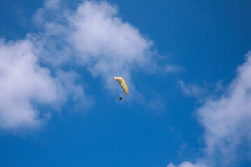 Paragliding  at makapuu, oahu, hawaii