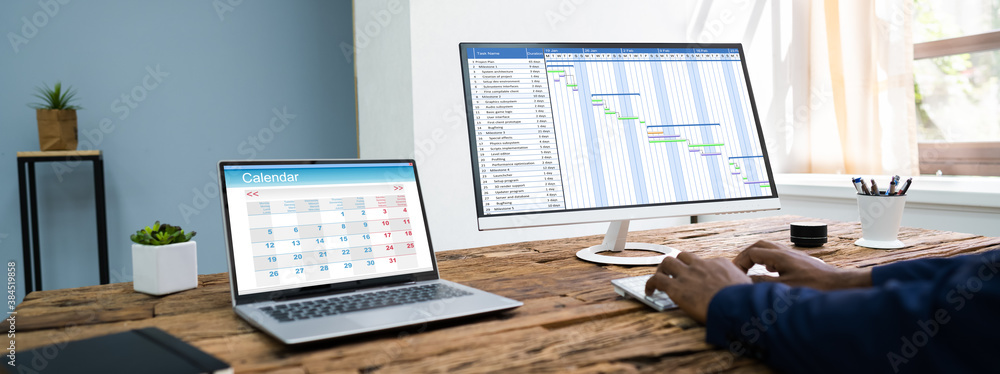 Poster online time sheet and scheduling report