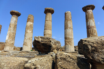 Italy. Sicilia. The Valley of the Temples in Agrigento