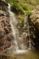 The stunning beaches and mountains of Parque Nacional Natural Tayrona in Santa Marta region of Colombia