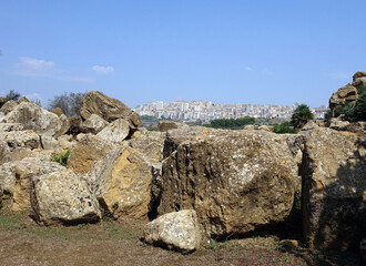 Italy. Sicilia. The Valley of the Temples in Agrigento