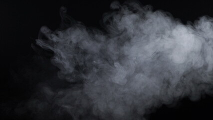 Video of cloudy smoke of electronic cigarette