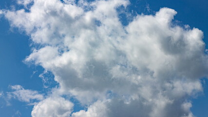 Photo of white clouds on blue sky