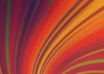 Light Orange vector glossy abstract background.