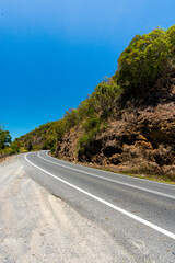 ビーチ沿いの道路　オーストラリア
