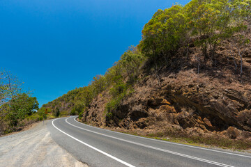 ビーチ沿いの道路　オーストラリア