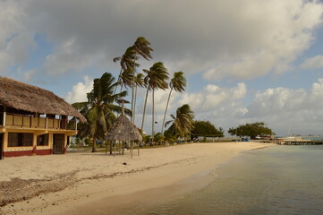 Sailing around the paradise islands and beaches of San Blas (Kuna Yala) in the Caribbean, Panama