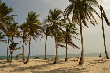 Sailing around the paradise islands and beaches of San Blas (Kuna Yala) in the Caribbean, Panama