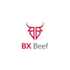 BB beef logo design