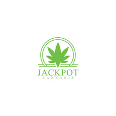 natural cannabis logo design