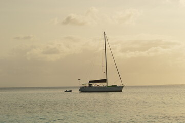 Sailing around the paradise islands and beaches of San Blas (Kuna Yala) in the Caribbean, Panama