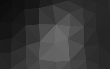 Light Silver, Gray vector polygonal pattern.
