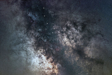 Ursa Minor star constellation, Night sky, Cluster of stars, Deep space,Little Bear, Polaris, North...