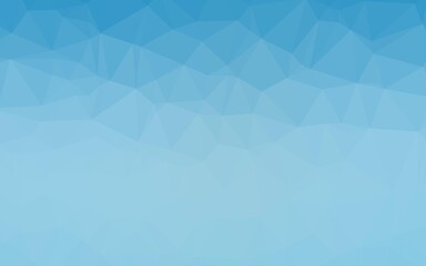 Light BLUE vector polygonal template.