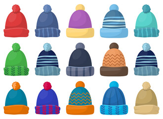 Winter cap vector design illustration isolated on white background