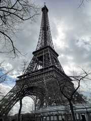 Eiffel Tower in Paris the capital city of France