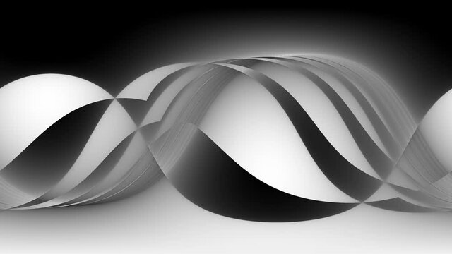 3d Prejected Wave Forms Low Frequency Smooth Stacked Layers