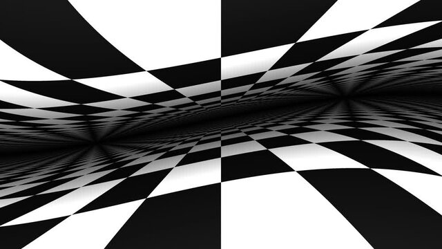 Twisted Fantastical Plane 3d Space World Bending