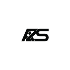 Obraz premium azs letter original monogram logo design