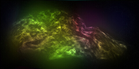 Nebula graphic illustration, space background, fluorescent explosion, supernova