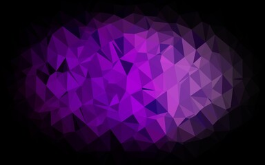 Light Purple vector abstract mosaic background.