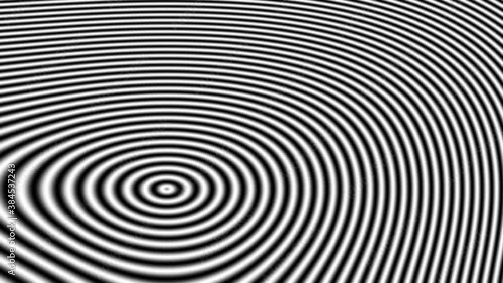 Poster retracting rings of parallel lines loops