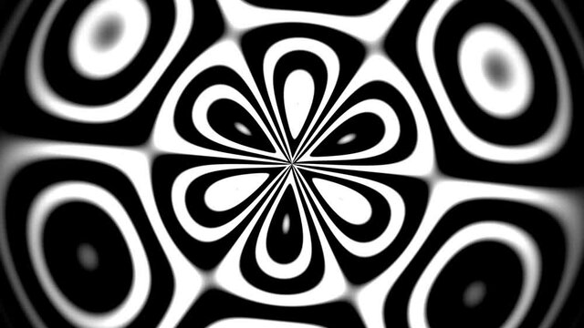 Growing 70s 60s Floral Mask Pattern Expanding Fantasy Flower Power