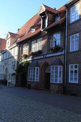 Lüneburg, historisches Haus in der Graspengießerstraße