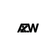 azw letter original monogram logo design