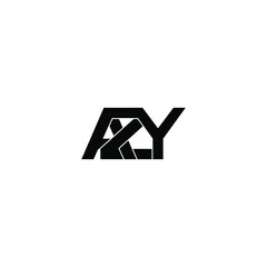 azy letter original monogram logo design © ahmad ayub prayitno