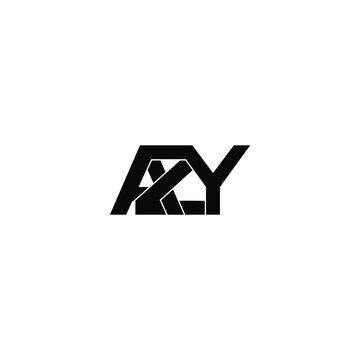 azy letter original monogram logo design