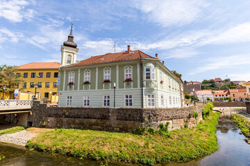 Fototapeta na wymiar Historic buildings in Eger, Hungary