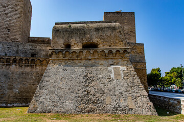 Exterior of the Castello Svevo in Bari in Apulia, Italy - Europe