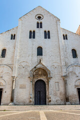 Fototapeta na wymiar The Basilica of Saint Nicholas church in Bari in Apulia, Italy - Europe