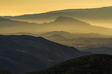 Berglandschaft in Andalusien