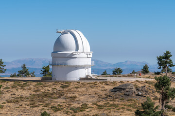 Fototapeta premium Astronomical telescope of Calar Alto in Almeria (Spain)