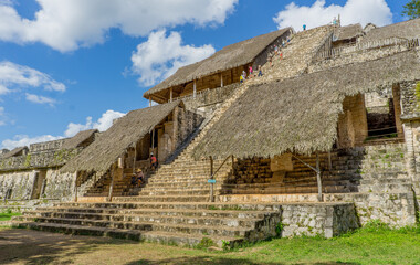 The biggest mayan temple of Yucatan, in Ek'Balam