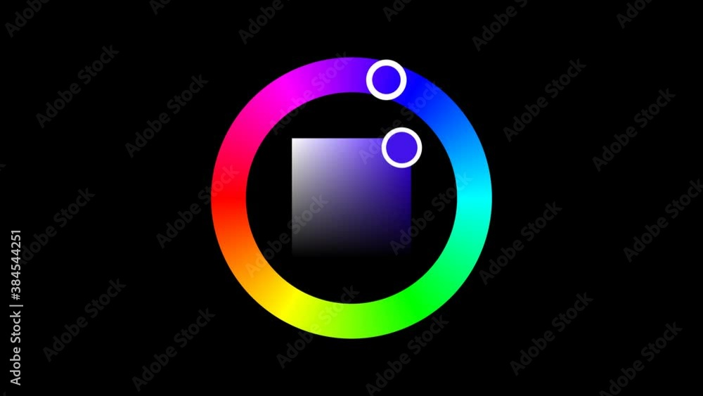 Poster color picker bar photoshop rotating around selection choosing colour