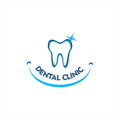 Smile Dental Care Logo Vector Template