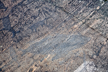 Petroglyphs of Zalavruga. Karelia, Russia