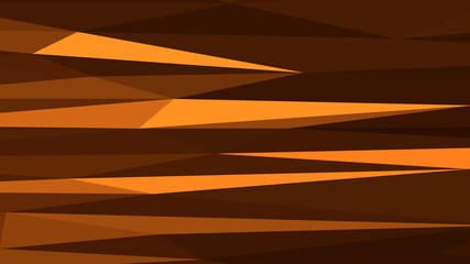 Chocolate abstract background. Geometric vector illustration. Colorful 3D wallpaper.