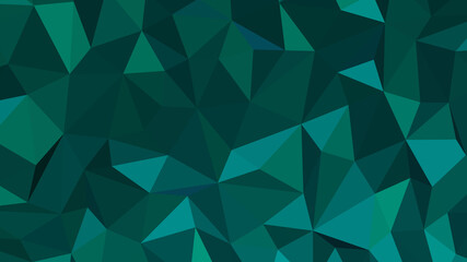 Teal abstract background. Geometric vector illustration. Colorful 3D wallpaper.