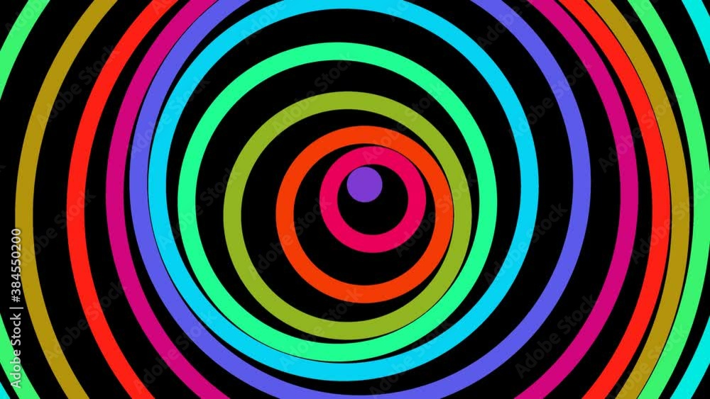 Poster rings within rings circles within circles pattern mask