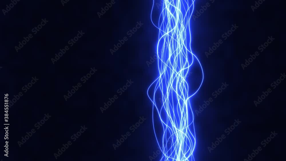 Poster burning combined multiple beams of lightning arcing down the frame beam