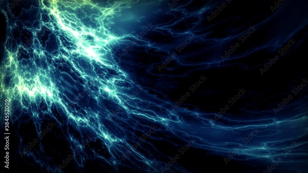 Poster exposing abstract water wave space pattern abstract unstretched