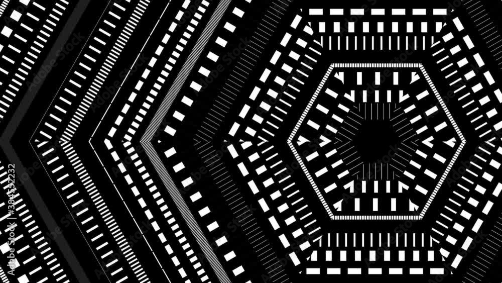 Poster expanding tech mask technical shapes hex 16 sixteen encoded encoding encryption