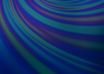 Dark BLUE vector bokeh template.