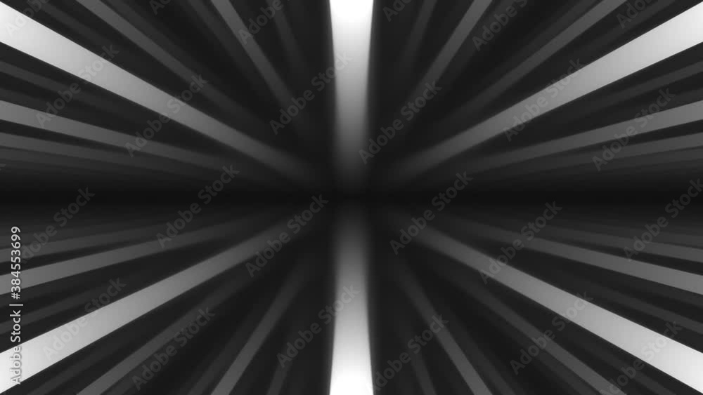 Poster top view of beams of light mask emitting towards viewer
