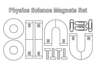 Physics Science Magnets Set